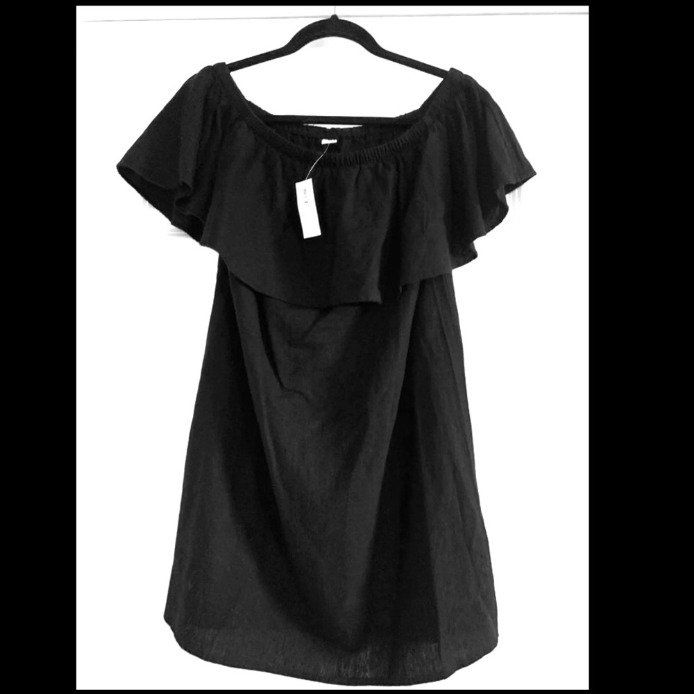 Old navy black strapless dress